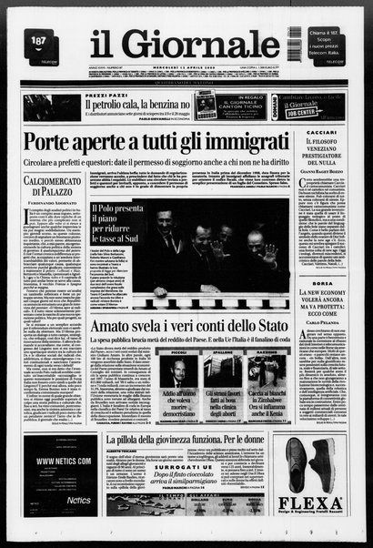 Il giornale : quotidiano del mattino